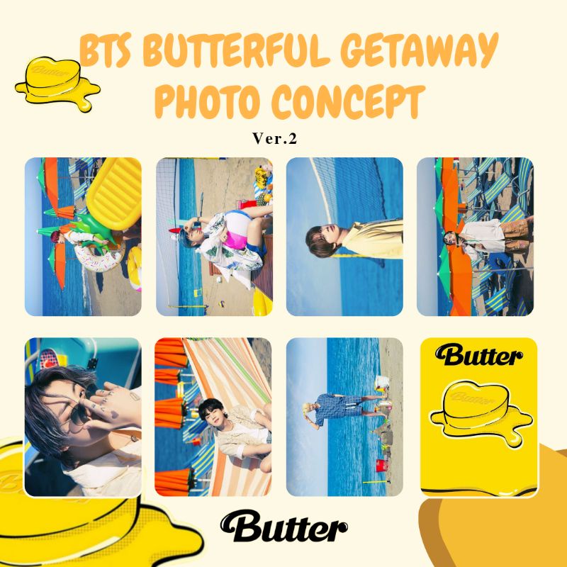 [ COD ]Photocard BTS termurah  dan terbaru / BTS PHOTOCARD BUTTERFUL GETAWAY VER. 2
