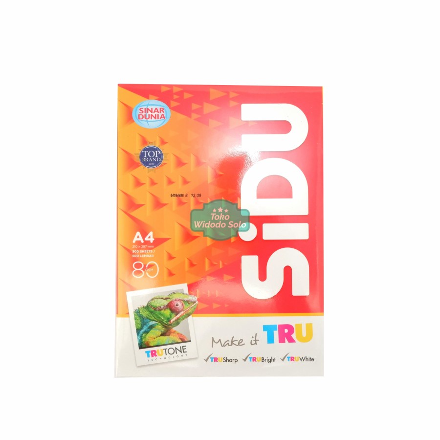 

1 RIM HVS Sinar Dunia A4 80 Gram Putih Polos 210x297mm - Isi 500 Lembar