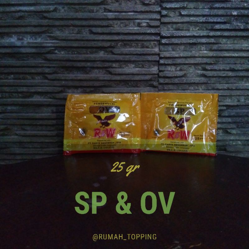 

Promo Terlari Pengemulsi makanan SP & OV 25gr