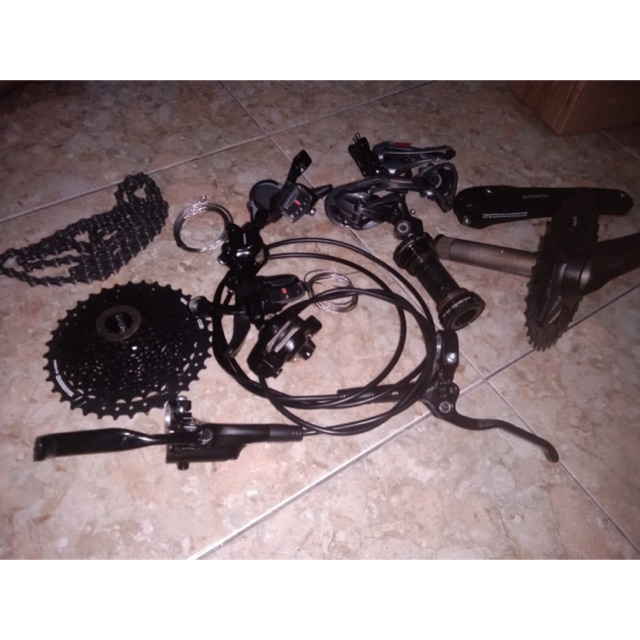 Groupset alivio 9x2