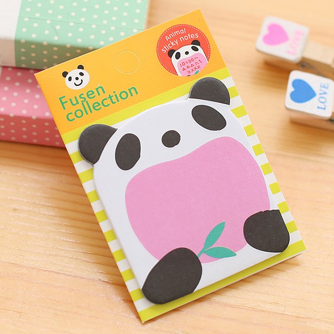 Memo Sticky Note Animal Memo Note-Panda