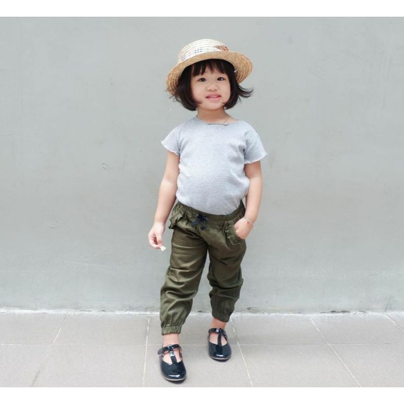 Celana Anak Perempuan Joger Girls by Smilee Katun Twill Monalisa