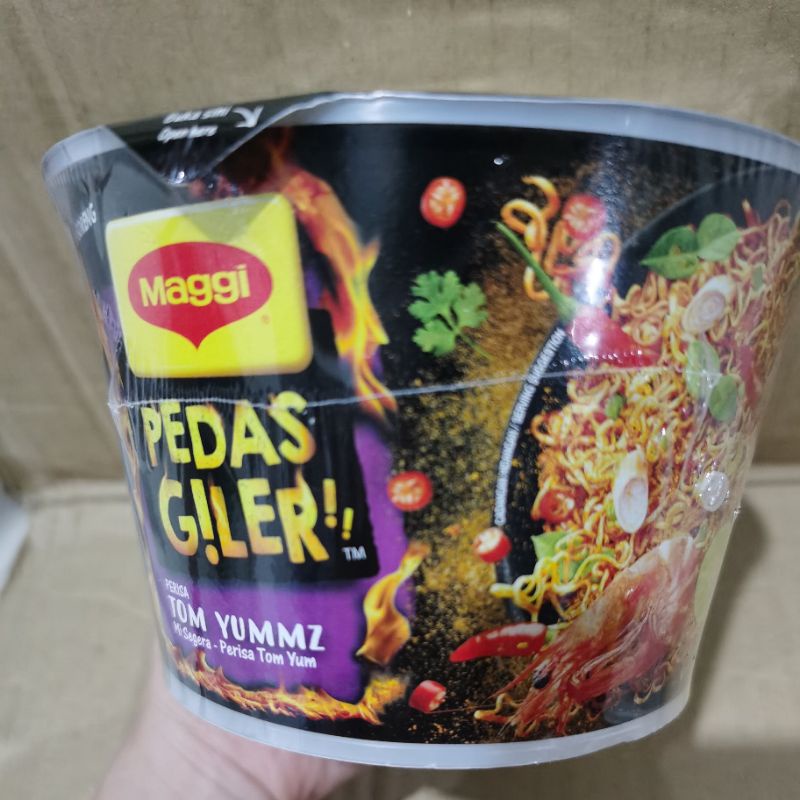 Maggi CUP Mi Goreng PEDAS GILER perisa Tom Yum