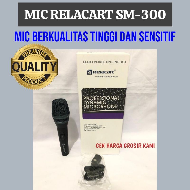 MICROPHONE PROFESIONAL RELACART SM300