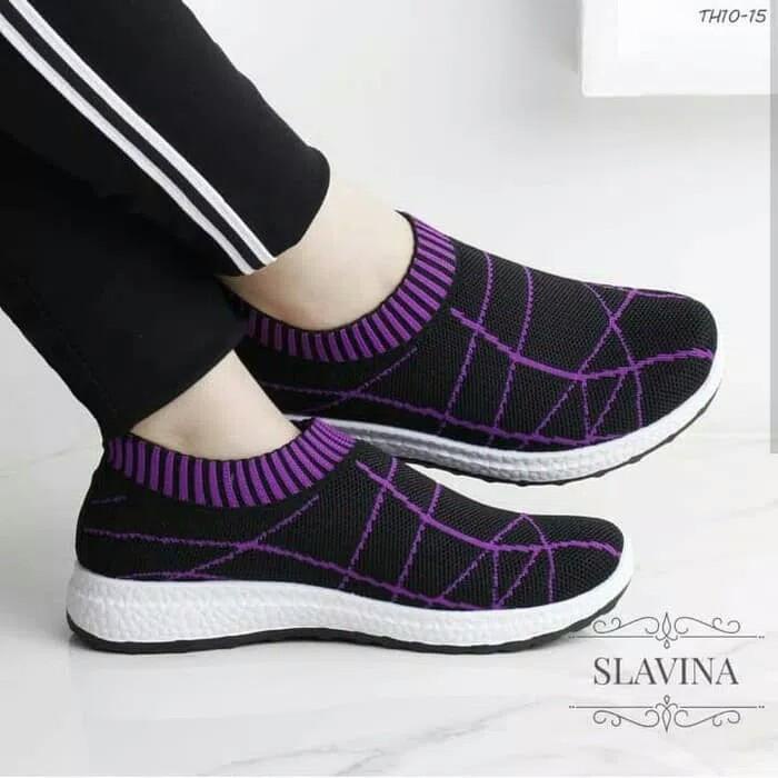 Sepatu Slip On Slavina VENOM Laba laba