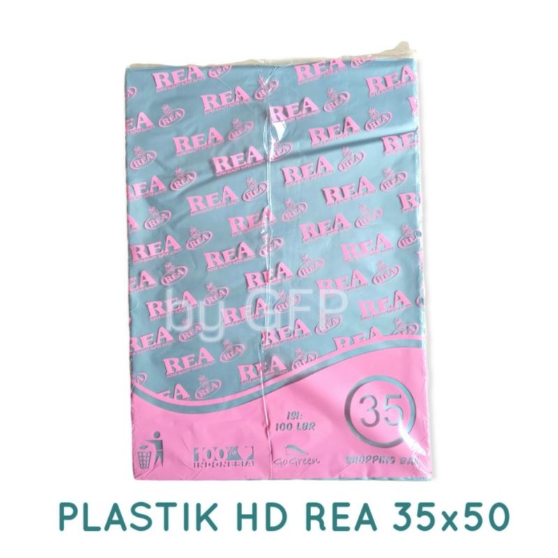 [100 PCS] Kantong Plastik HD 35x50 cm REA Tanpa Plong Plastik Packing Olshop Jumbo Online Shop Baju