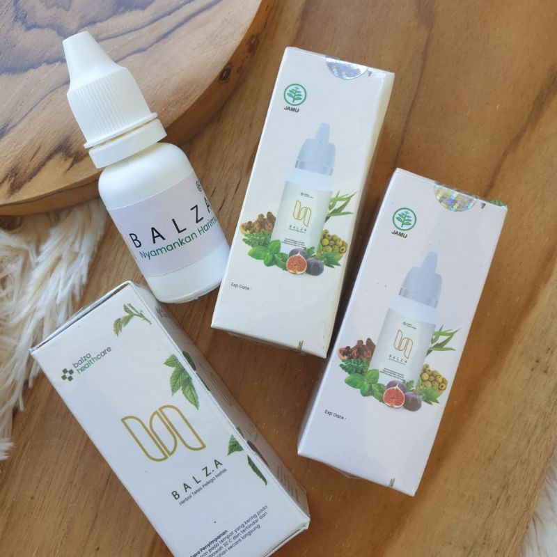 Balza Herbal Tetes pelega nafas  kayu putih plus Qustul hindi zaitun bidara sambiloto mint