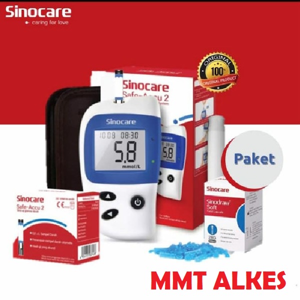 Alat Cek Gula Darah Sinocare Safe-Accu 2