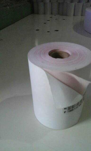 

RB Kertas kasir ncr 2ply ukuran 75x60 paket 1pak isi 10roll