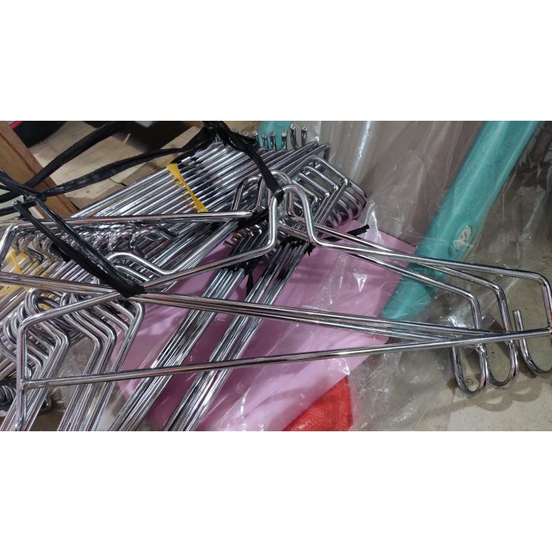 hanger ayunan bayi tebal warna stainles