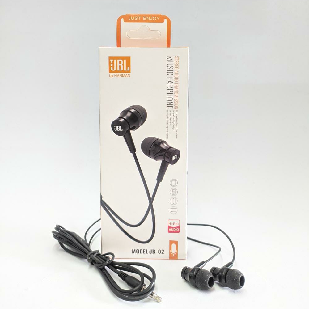 Headset Handsfree JBL 02 + Mic Murah