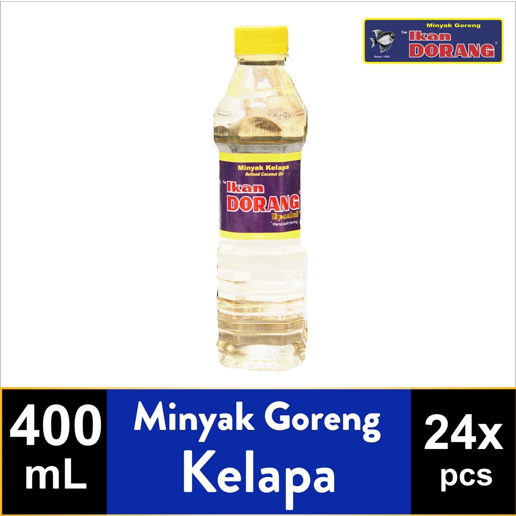 

Ikan Dorang Spesial - Minyak Goreng Kelapa 400 mL - Multipack 24 pcs