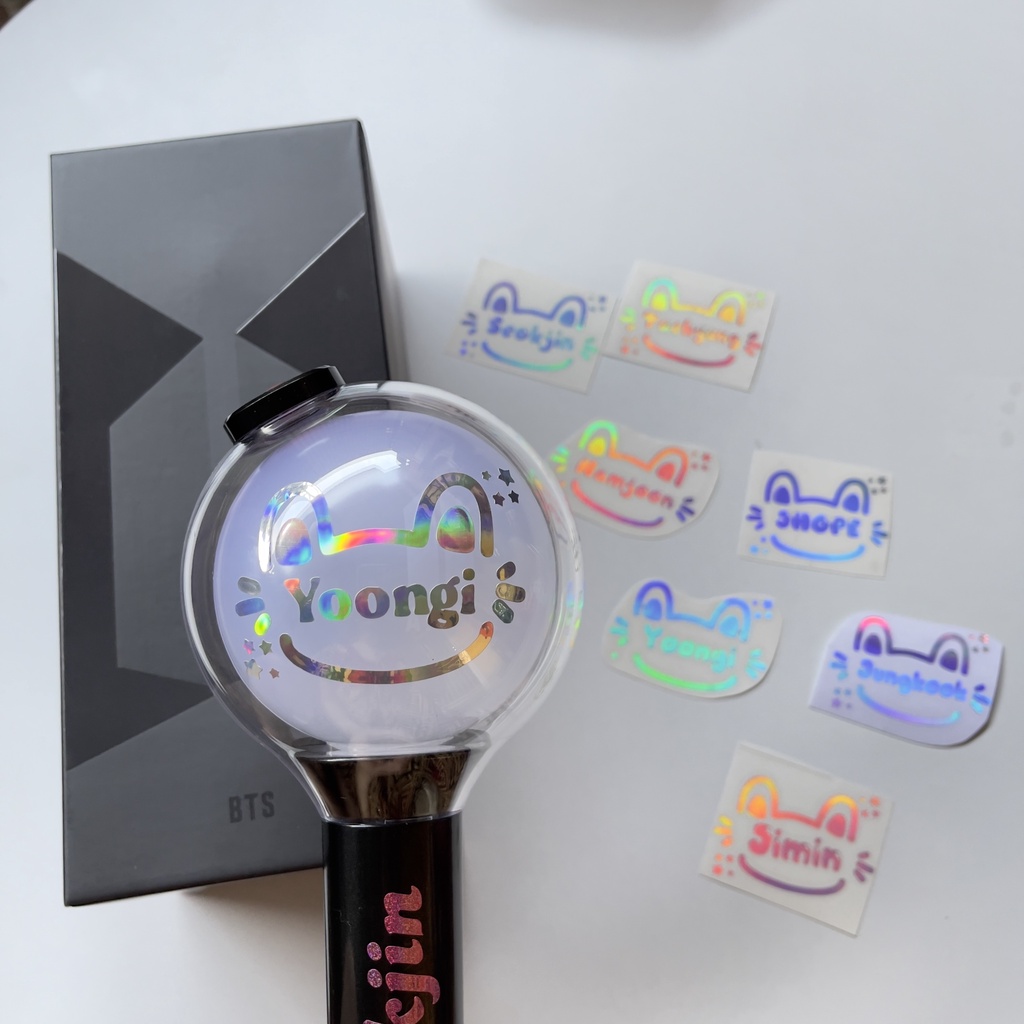 

Sticker Hologram Kpop Lightstick Armybomb - MIAOW