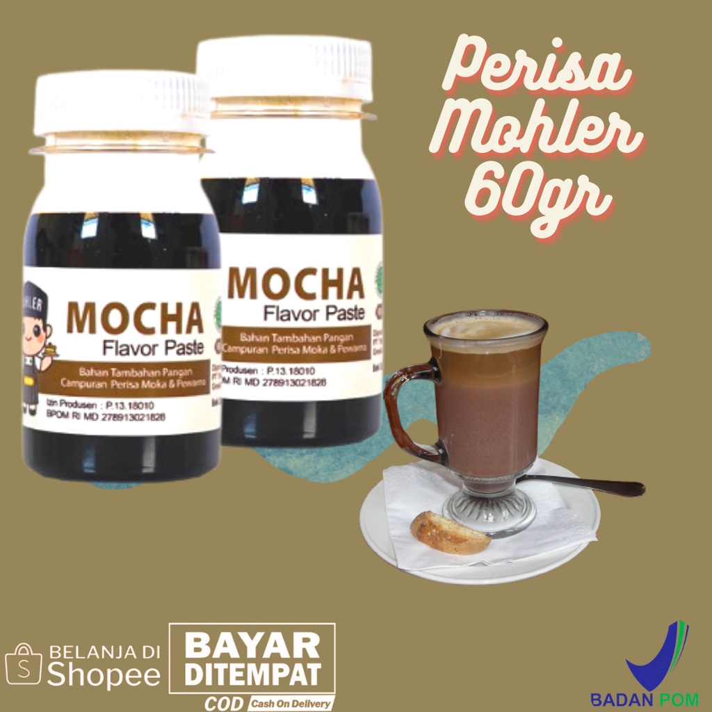

✨Trend✔️ PERISA PASTA MOHLER MOCHA / PERISA MOHLER MOKA / PASTA MOHLER MOKA / PERISA BISA BUAT BAHAN KUE DAN MINUMAN / MOHLER Pasta perisa pewarna MOKA / MOCHA