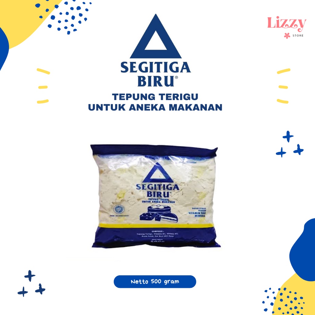 

Tepung Terigu Segitiga Biru Bogasari Kemasan Ekonomis 500gram