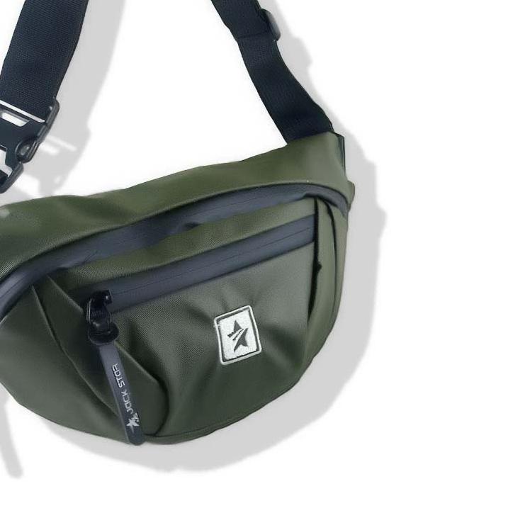 Waist Bag Pria Water Prof Tas Selempang Jackstar 99 Wasitbag Waterproof Tas Dada Tas Pinggang