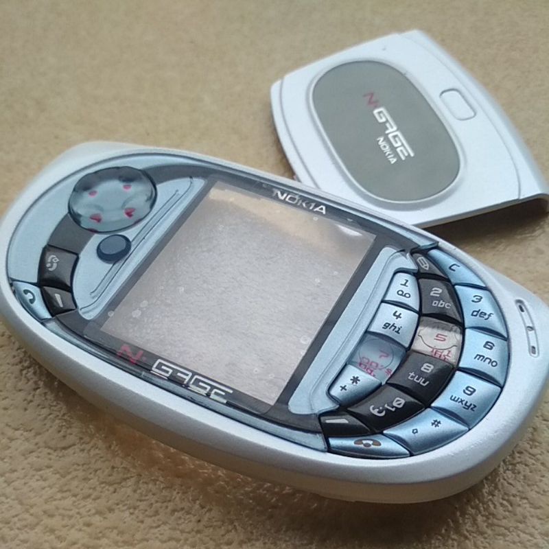 Kasing Casing Case Nokia N-gage QD kasing putih