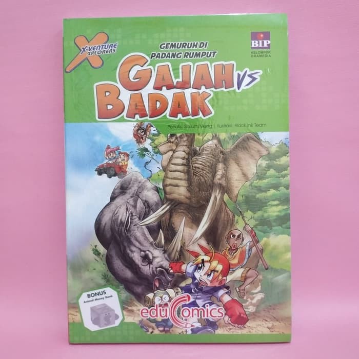 EDUCOMICS X VENTURE XPLORERS GEMURUH DI PADANG RUMPUT GAJAH VS BADAK