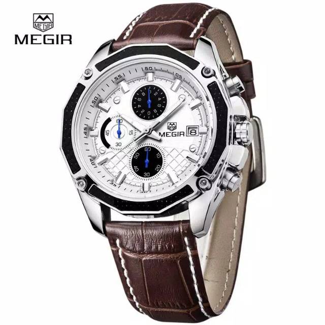 MEGIR ML2015 ORIGINAL Jam Tangan Pria MEGIR Analog Crono Aktif