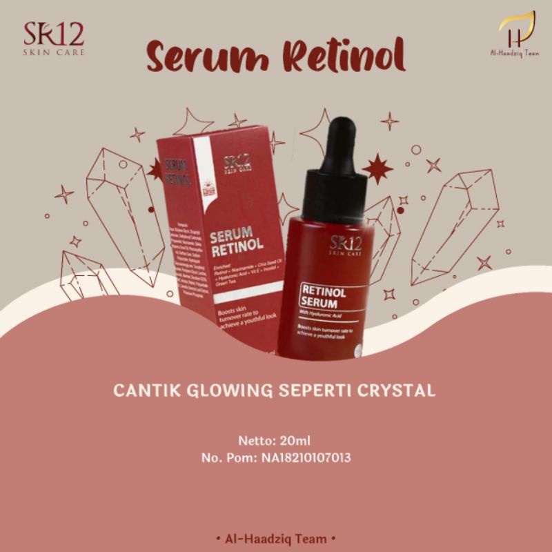 SERUM RETINOL SR12 PENCERAH AMPUH, MENGHILANGKAN FLEK HITAM