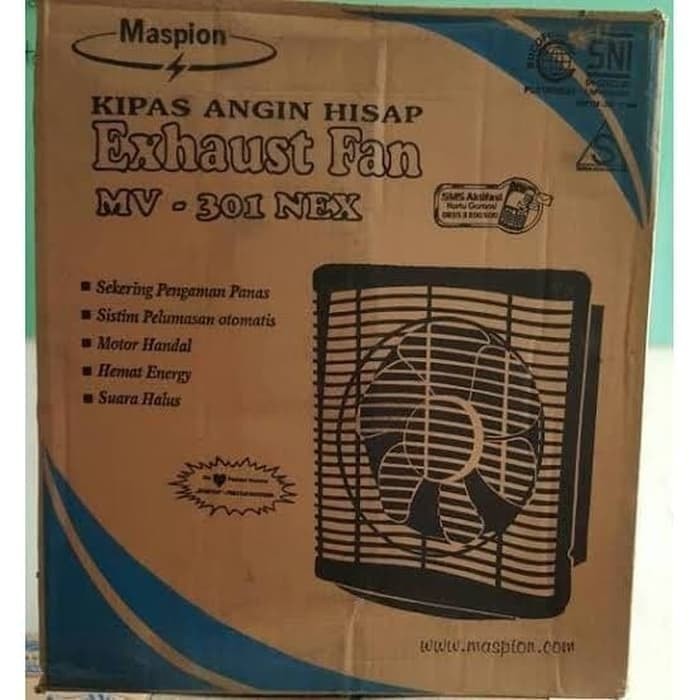 MASPION MV 301 NEX - Kipas Angin Wall Exhaust Fan 12&quot; / Kipas Angin Ventilasi 12 Inch