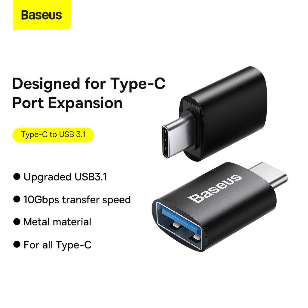 Baseus Mini Adaptor OTG Type C USB 3.1 Connector