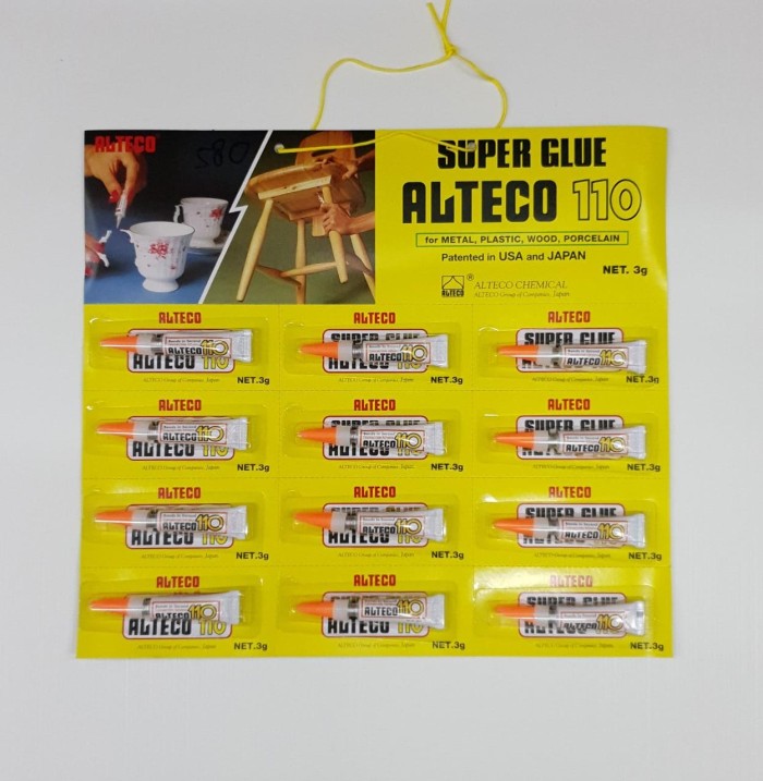 

LEM ALTECO 110-12 SP PER LEMBAR ISI 12 | SUPER GLUE