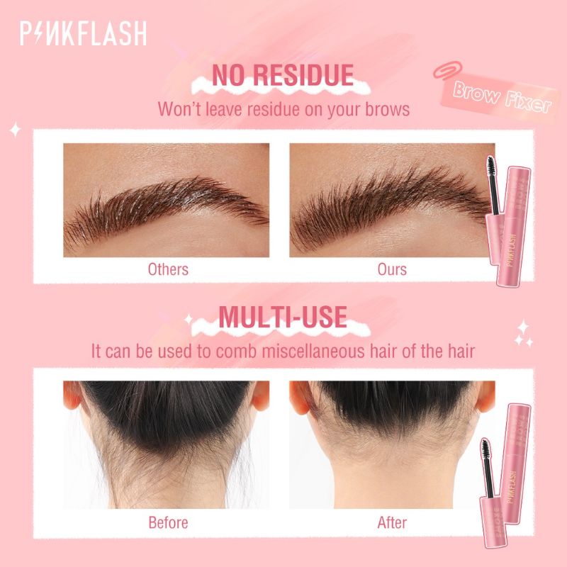 PINKFLASH EYEBROW GEL MASCARA / MASCARA ALIS