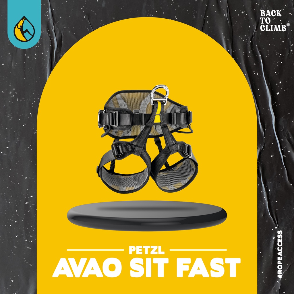 Harness Petzl Avao Sit European Versi For Safety Industry Work Rescue