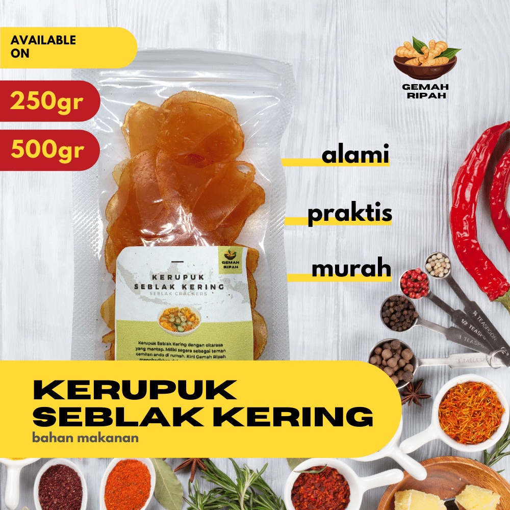 Jual Kerupuk Seblak Kering250gram 500gram 1kgkerupuk Seblak Kering