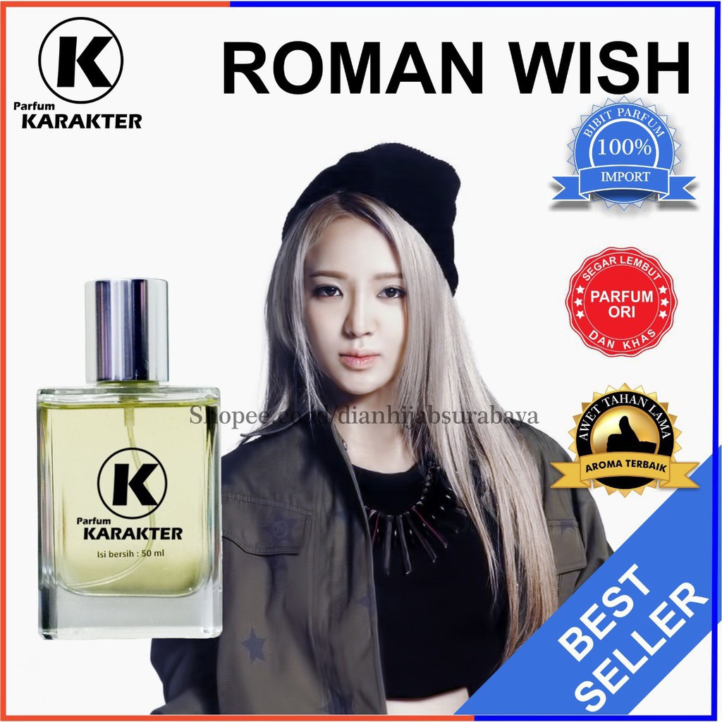 PARFUM CEWEK ROMAN WISH 30 ML - ORIGINAL BIBIT PARFUM