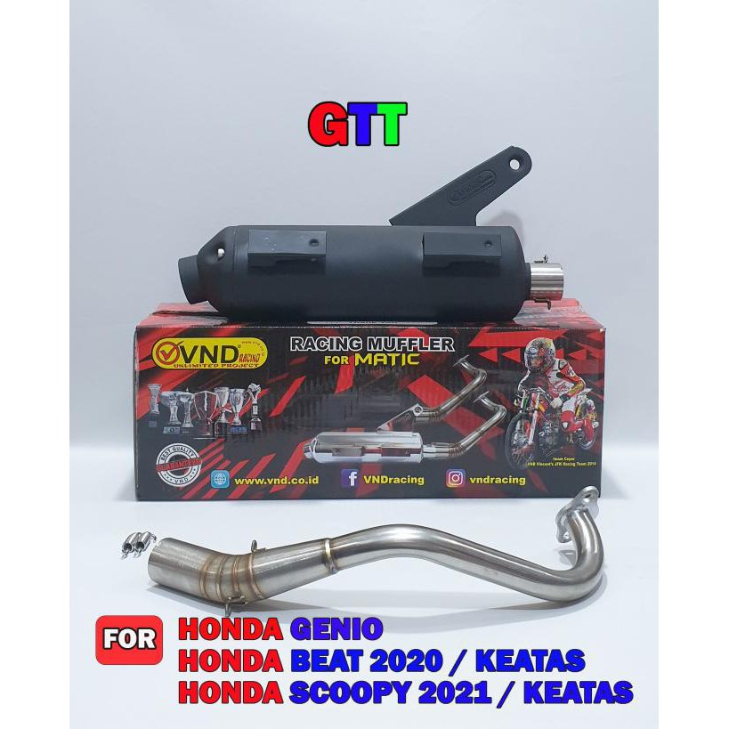 Termurah Knalpot Tsukigi Vnd Embos Honda Genio Beat 2020 Scoopy 2021 Promo