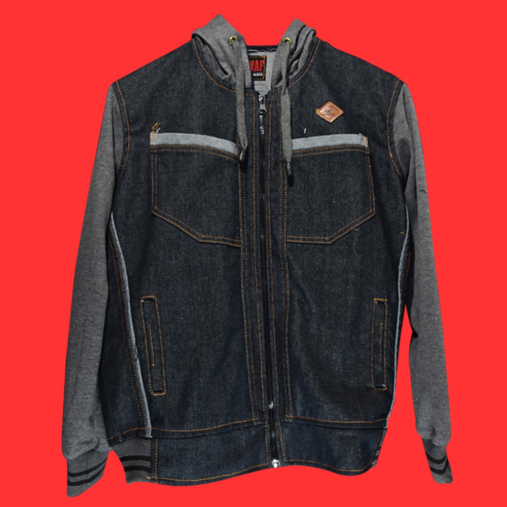 Jaket Jeans Volcom Grey Navy Caps Premium