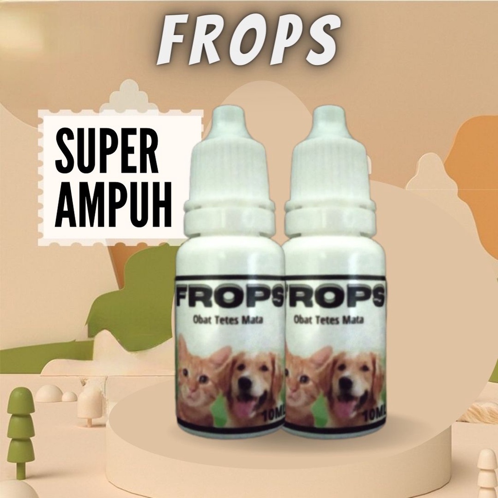 FROPS 10 ml / obat tetes mata kucing anjing / RAID ALL FEZONE