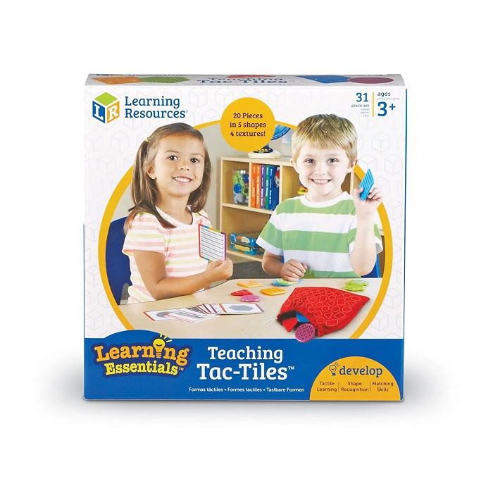 Learning Resources Teaching Tac Tiles Mainan Motorik Belajar Bentuk