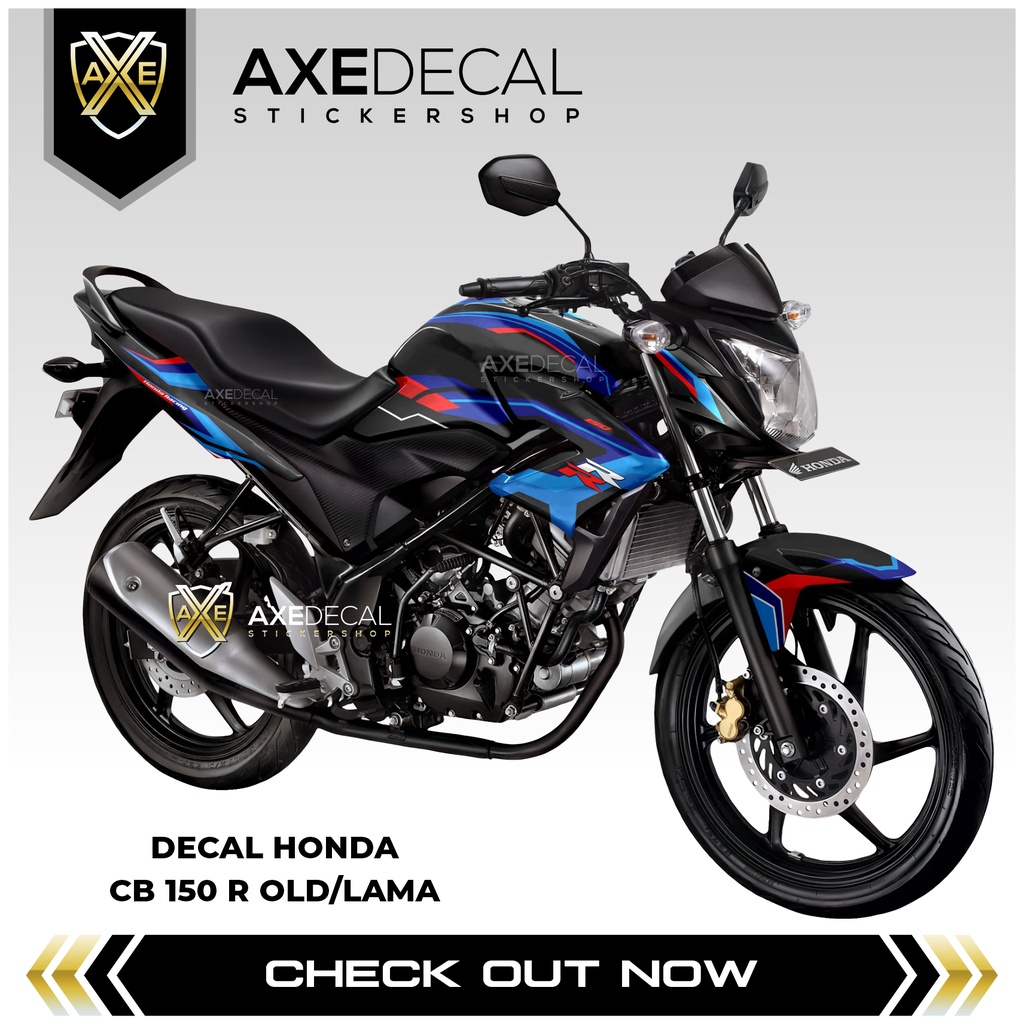 Jual Decal Full Body CB 150 R Old Tri Color Stiker Motor Honda Cb