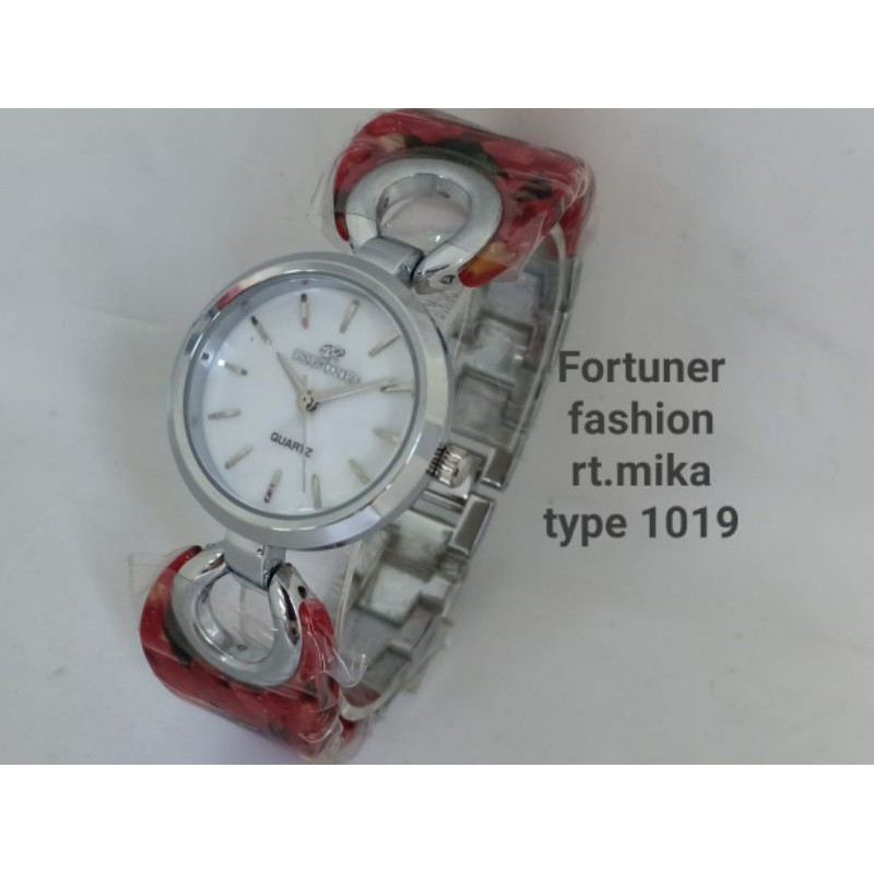 Jam Tangan Wanita Fortuner Original RT1019 Case Silver