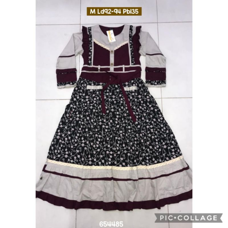 dress shabrina bunga kecil