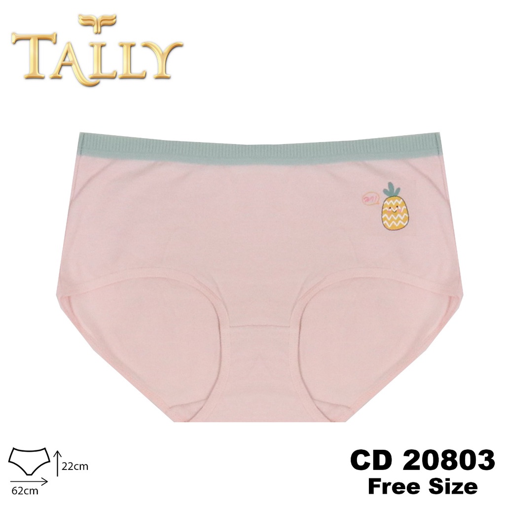 TALLY 20803 YT COLLECTION / YANTI98 - CD CELANA DALAM REMAJA PEREMPUAN TALLY Celana Dalam Wanita Bahan Katun Fit to L - XL Motif Cerah CD 20803TALLY CD CELANA DALAM REMAJA / DEWASA 20803 | FREE SIZE | FIT XL | BAHAN KATUN