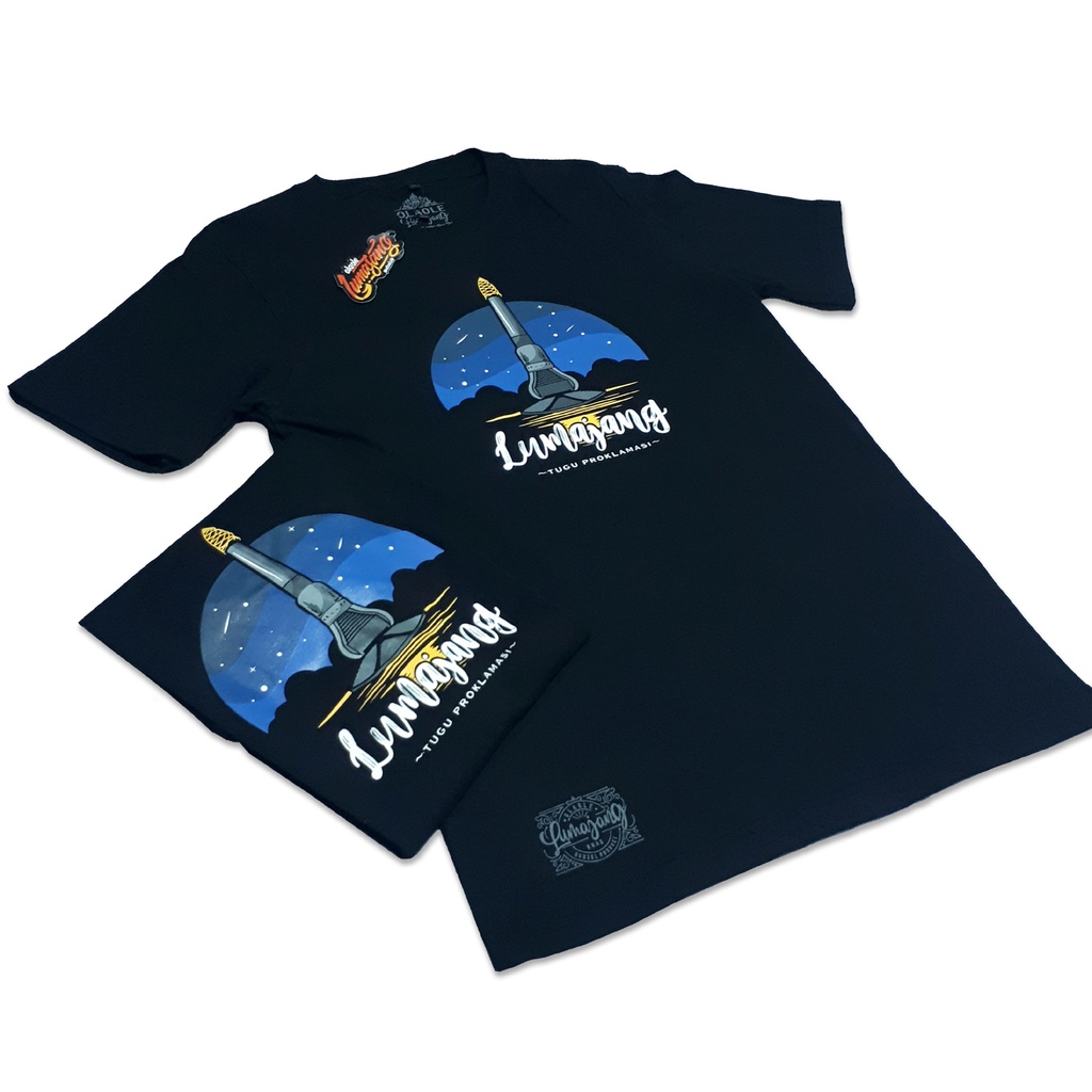kaos khas lumajang TUGU PROKLAMASI LUMAJANG kaos has lumajang kaos katun kaos lumajang kaos murah ka