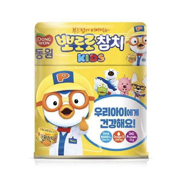 

dongwon tuna kids kaleng korea 100g Pororo tuna