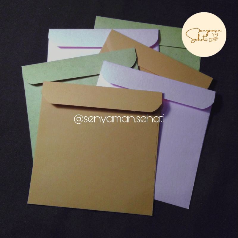 

10x10cm Amplop Mini / Mini Envelope Square untuk Card/kartu ucapan dan packaging Online Shop