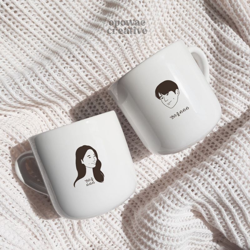 Merchandise Mug Hometown Chachacha Hong Du Shik & Yoon Hye Jin (Kim Seon Ho dan Shin Min Ah)