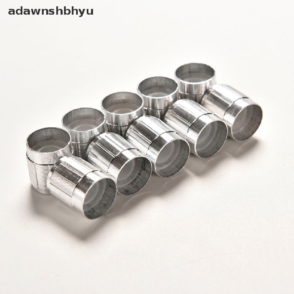 Adawnshbhyu 10PCS Knob Aluminium Saklar Putar Potensiometer Kontrol Volume Pointer Lubang 6mm