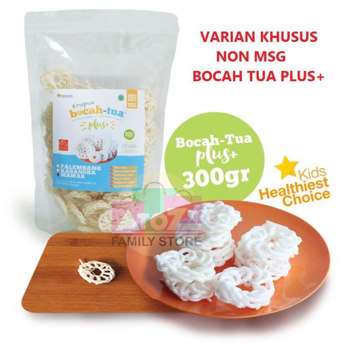 

Limited Stock Krupuk Bocah Tua Non Msg 300 Gr - Mawar
