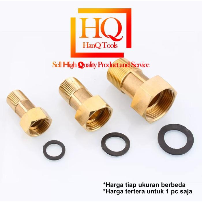 Mur Kopling Meteran Air Pdam Coupling Napple Adaptor Drat Pam Konektor