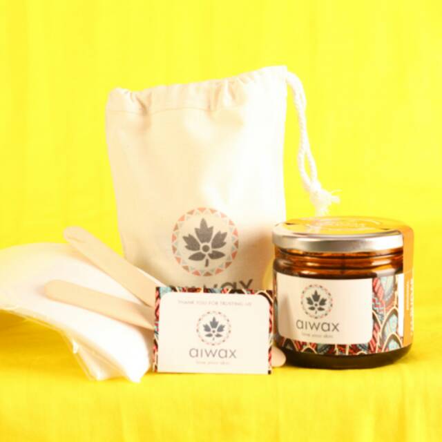 Perawatan Tubuh Wax Waxing Alami Penghilang Bulu Kaki Hingga Ke Akar - Aiwax 400gr Original Normal