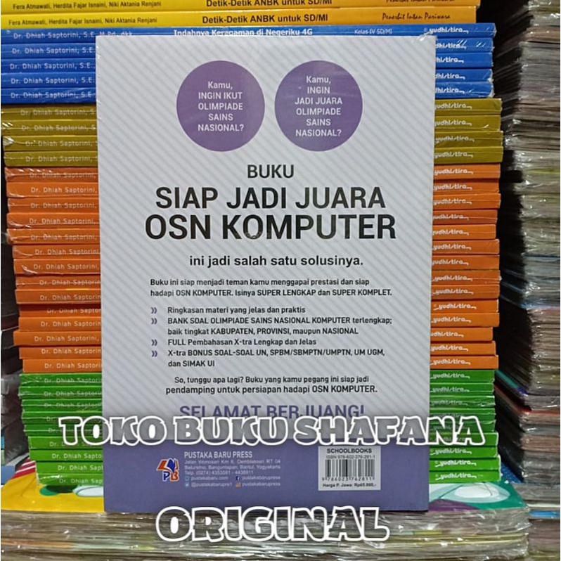 Buku OSN KOMPUTER SMA : Kumpulan Soal Siap jadi Juara Terlengkap Pustaka Baru Press