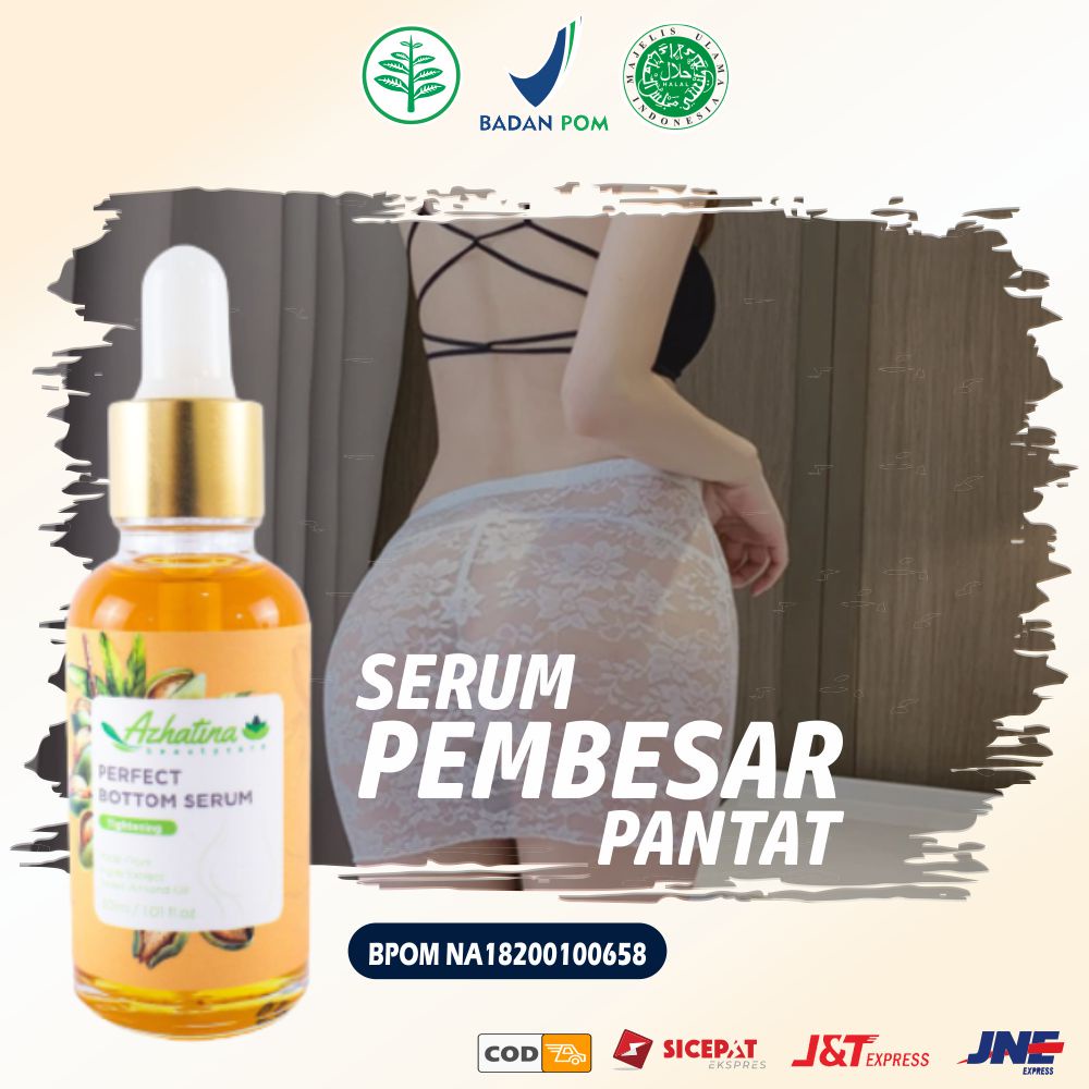 (PAKET) PEMBESAR & PENGENCANG PAYUDARA-BOKONG/PANTAT WANITA || AZHATINA obat pembesar payudara-PANTA
