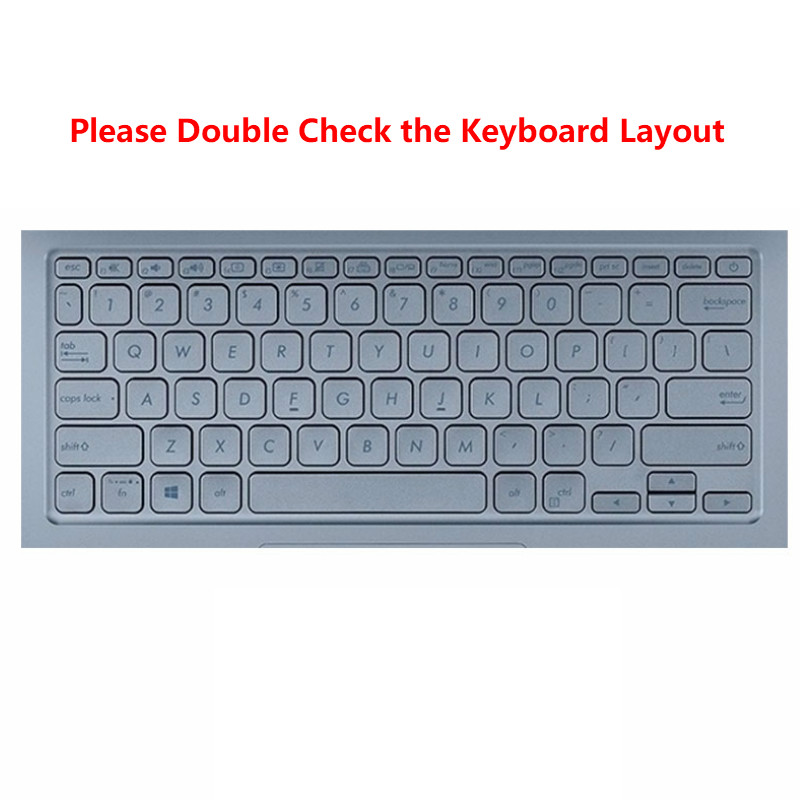 Ready Stock for 14 Inches ASUS Adol Y406U Soft Ultra-thin Silicone Laptop Keyboard Cover Protector